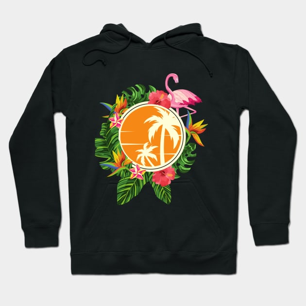 Tropical Paradise Hoodie by Calmavibes